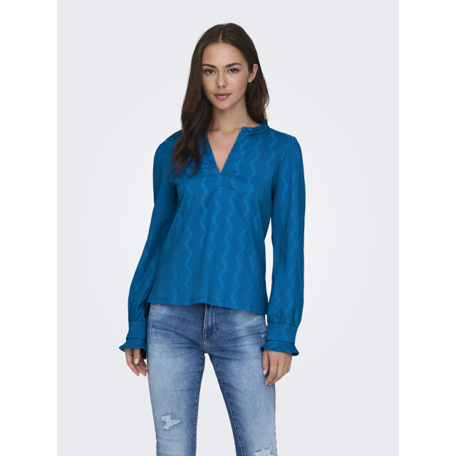 Only Onldia l/s v-neck collar top cs jrs 15333480 large