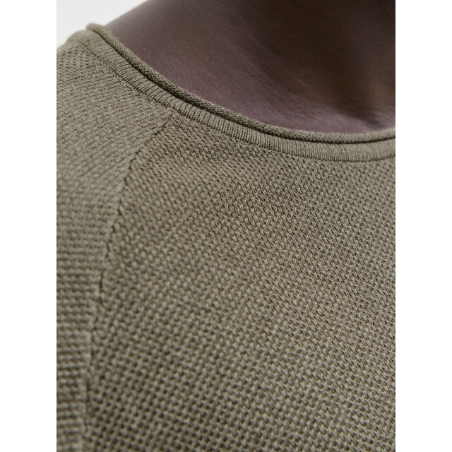 Jack & Jones jjehill knit crew neck noos 12157321 vetiver 05711.834.0121 large