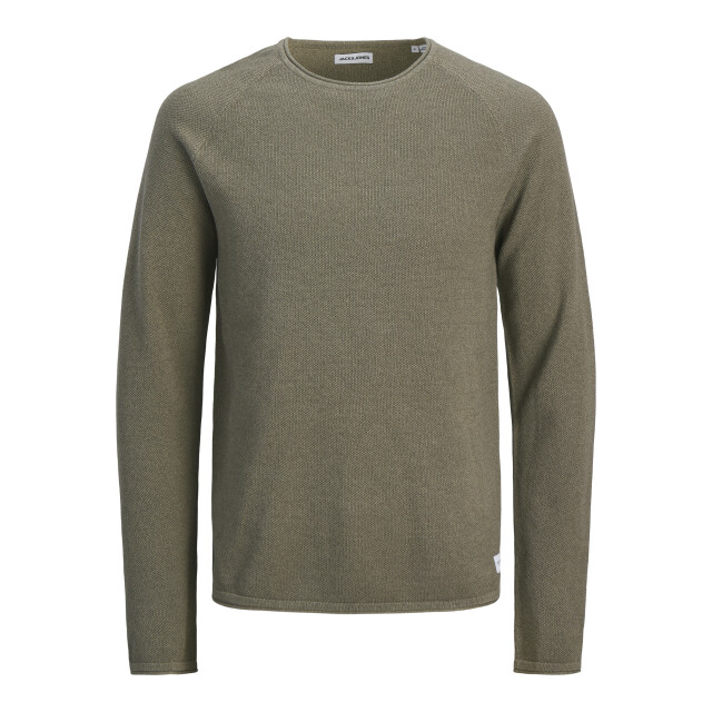 Jack & Jones jjehill knit crew neck noos 12157321 vetiver 05711.834.0121 large