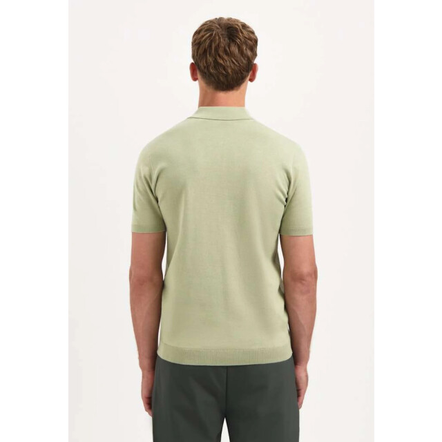 No Excess Pullover short sleeve polo solid light moss 29240754-197 large