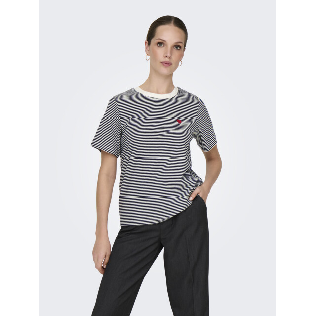 Jacqueline de Yong pisa s/s print top jrs noos 15298612 sky captain 06011.198.0183 large