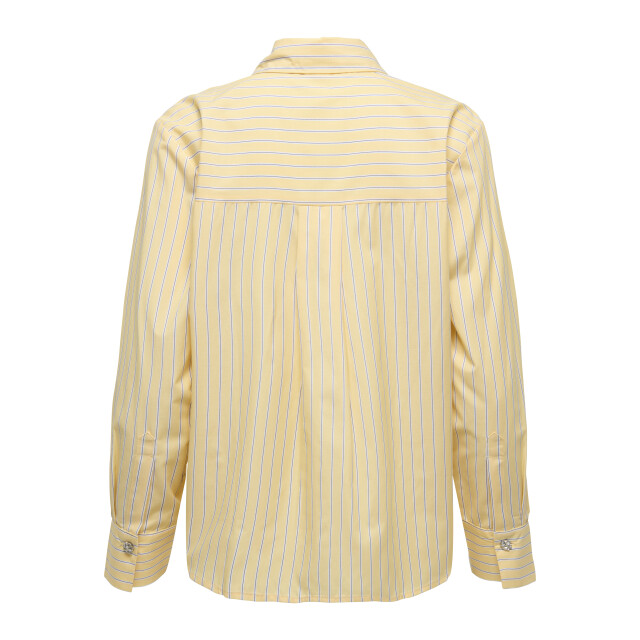 Jacqueline de Yong soho l/s loose striped shirt wvn 15368294 double cream 06615.198.0143 large