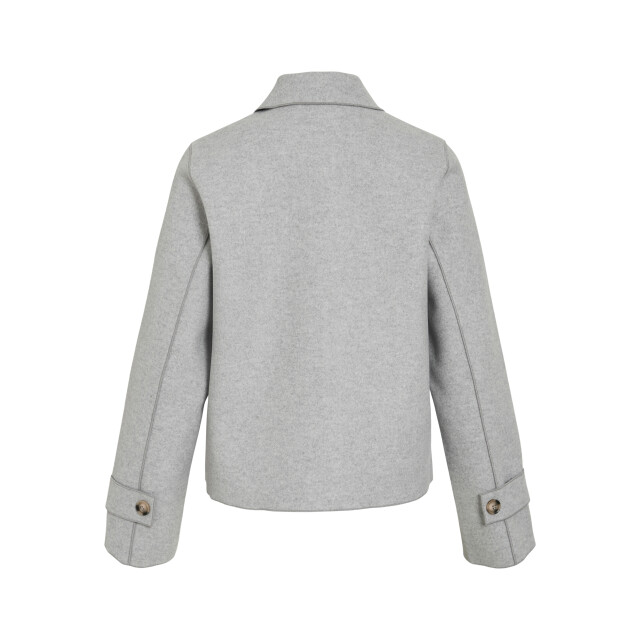 Vila vijuice l/s short jacket noos 14111939 light grey melange 06111.910.0008 large