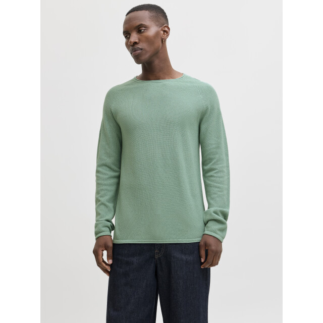 Jack & Jones jjehill knit crew neck noos 12157321 granite green 05711.369.0121 large