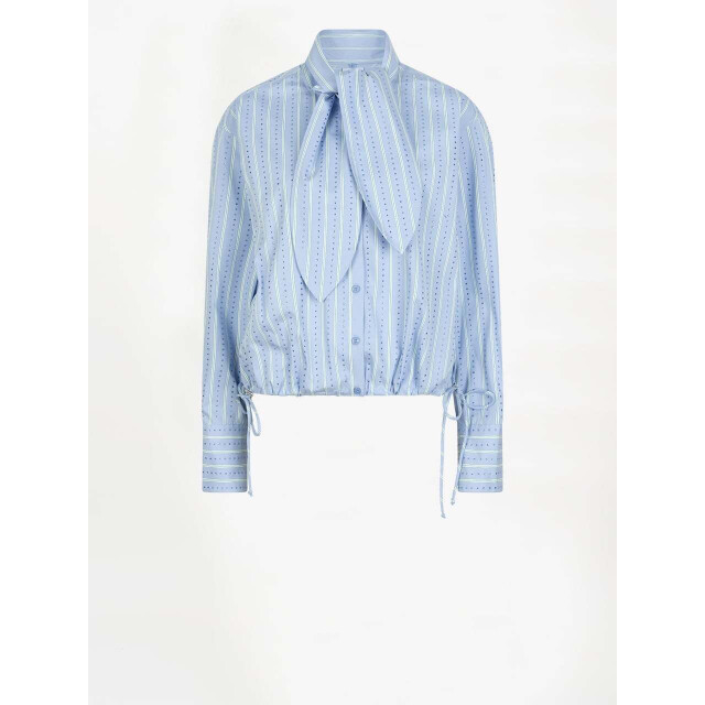 Dante 6 D6 anubi stripe shirt D6 Anubi Stripe Shirt/4235 Blue Mist large