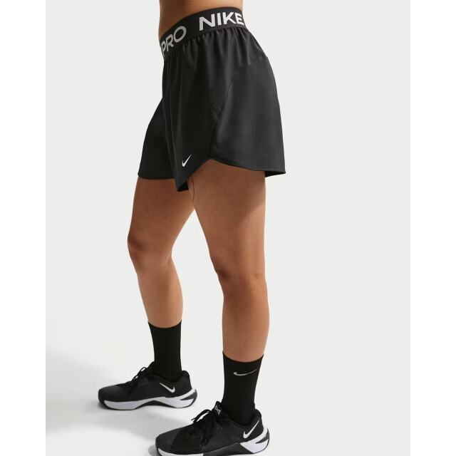 Nike pro women's dri-fit mid-rise b training short dames - 074654_991-L large