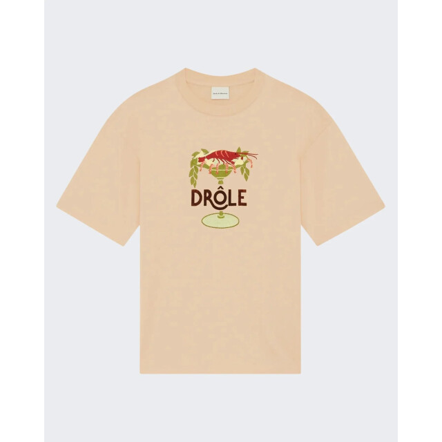 Drole De Monsieur Heren t-shirt lobster cup J-TS289-CO248-BG large