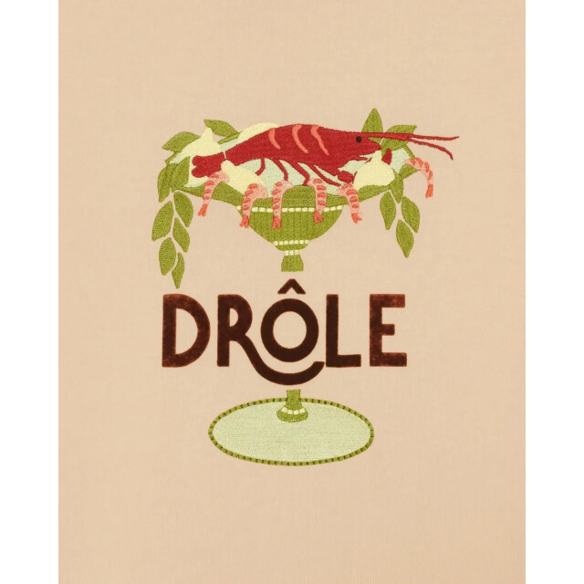 Drole De Monsieur Heren t-shirt lobster cup J-TS289-CO248-BG large