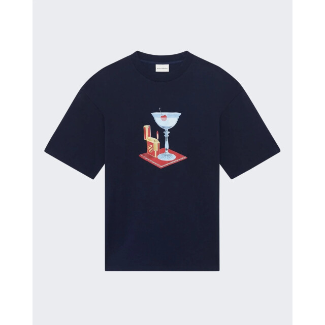 Drole De Monsieur Heren t-shirt cocktail J-TS291-CO002-NY large