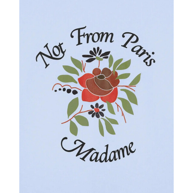 Drole De Monsieur Heren t-shirt slogan rose J-TS210-CO002-LBE large