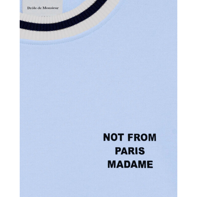 Drole De Monsieur Heren sweatshirt slogan sport J-SW140-CO127-LBE large