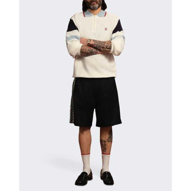 Drole De Monsieur Heren polo d miroir color block J-PL163-CO264-OW large