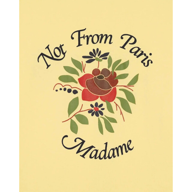 Drole De Monsieur Heren t-shirt slogan rose J-TS210-CO002-LYL large