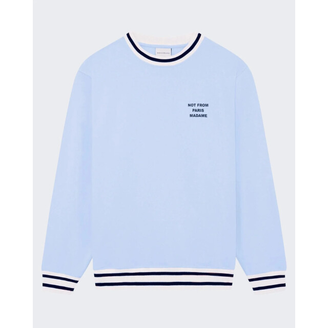 Drole De Monsieur Heren sweatshirt slogan sport J-SW140-CO127-LBE large