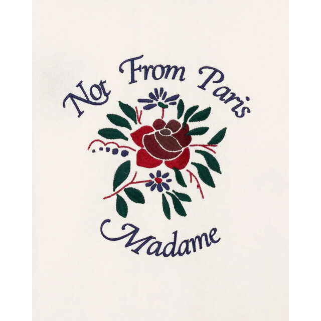 Drole De Monsieur Heren chemise piquée slogan rose J-SH247-CO264-OW large