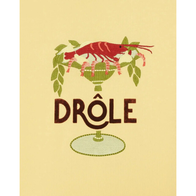 Drole De Monsieur Heren t-shirt l'homme au tableau J-TS289-CO248-LYL large