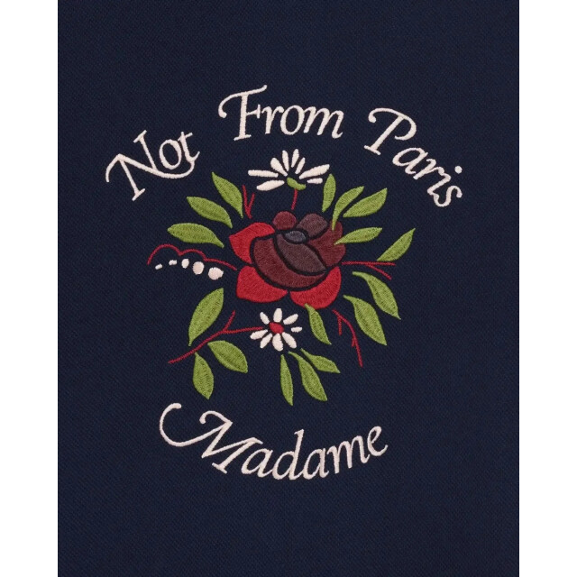 Drole De Monsieur Heren chemise piquée slogan rose J-SH247-CO264-NY large