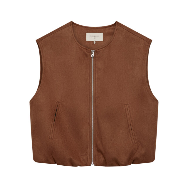 Free Quent Fqduva waistcoat FQDuva waistcoat camel large