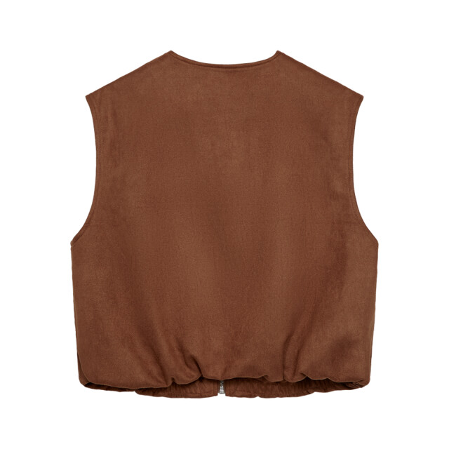 Free Quent Fqduva waistcoat FQDuva waistcoat camel large