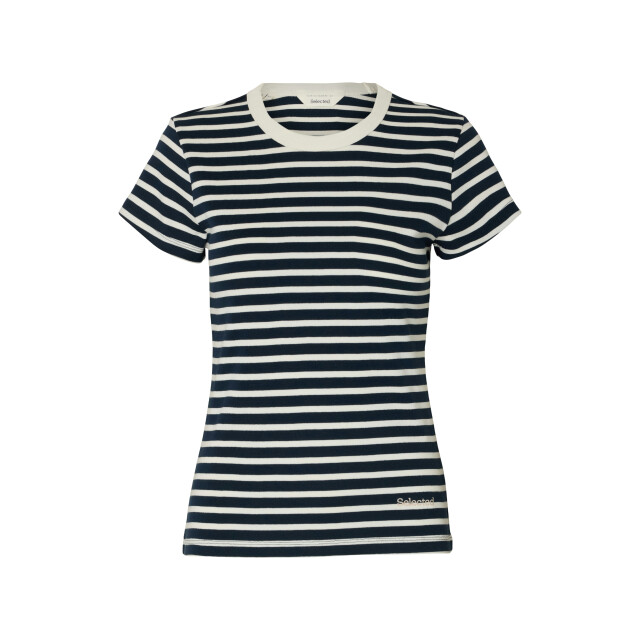 Selected Femme slfmilly ss tee 16100789 dark sapphire 06011.261.0041 large