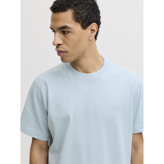 Jack & Jones jprblaowen ss branding tee sn 12292397 chambray 05011.211.0113 large