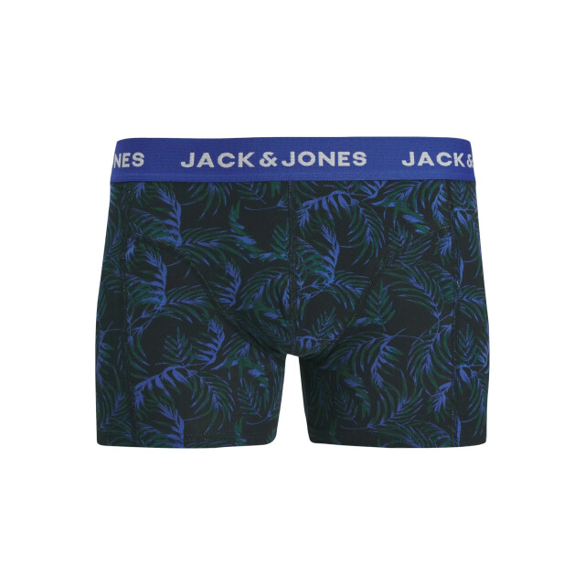 Jack & Jones Heren boxershorts trunks jactodd gebloemd 3-pack 12288821-Dazzling Blue large