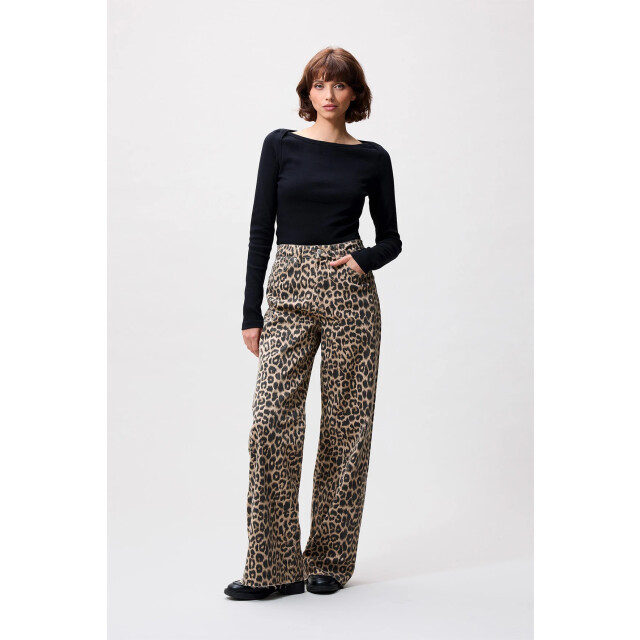 Catwalk Junkie 2402030019 loose fit jeans leopard 2402030019 Loose fit jeans leopard large