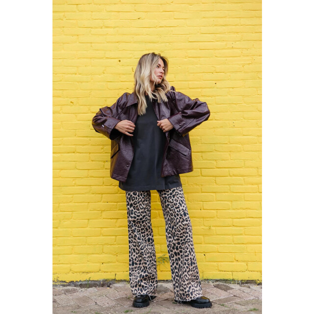 Catwalk Junkie 2402030019 loose fit jeans leopard 2402030019 Loose fit jeans leopard large