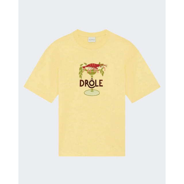 Drole De Monsieur Heren t-shirt l'homme au tableau J-TS289-CO248-LYL large