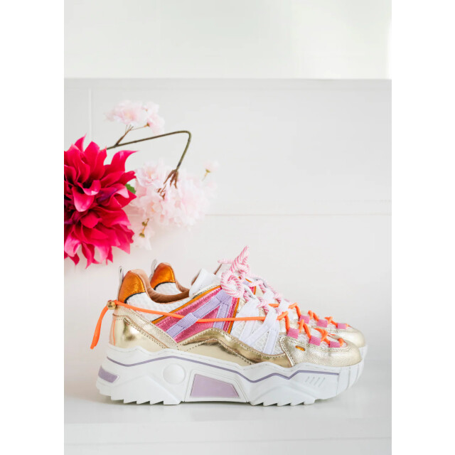 DWRS Label Dwrs orion roze dames sneaker J6870-03 large