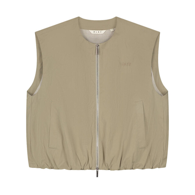 Olaf Hussein Gilet w240503 zip up ØLÅF Gilet W240503 ZIP UP large