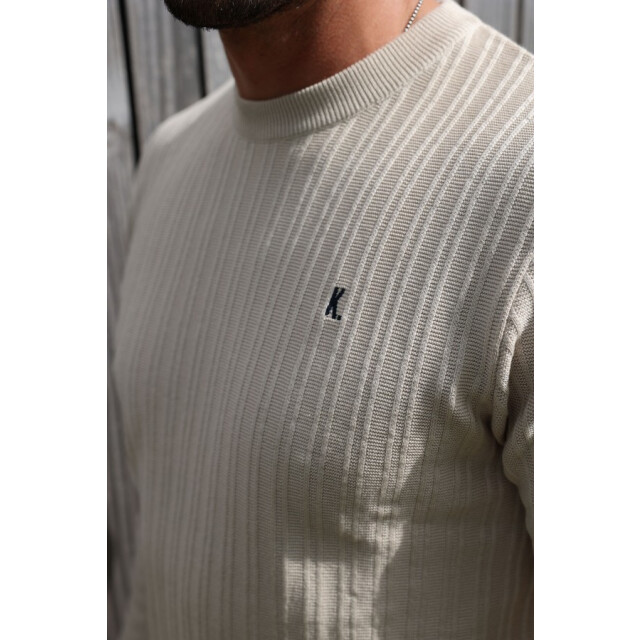 Kultivate 2501080800 kn vertical 221 moon beam heren trui kultiv 221 Moon Beam/2501080800 KN Vertical large