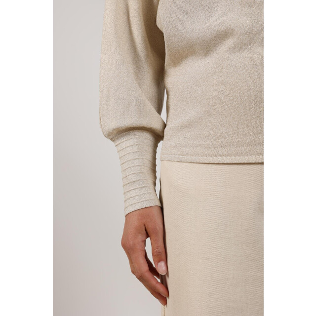 Nukus Nks03055 9 jorien pullover lurex sand NKS03055 9 large