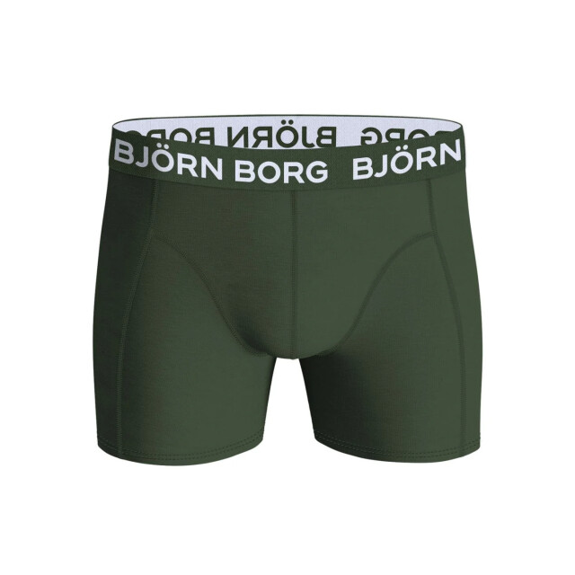 Björn Borg heren boxershort cotton stretch 5-pack groen/multicolour/zwart maat l 10003682-MP005 large