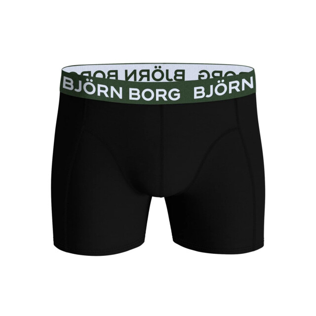 Björn Borg heren boxershort cotton stretch 5-pack groen/multicolour/zwart maat l 10003682-MP005 large