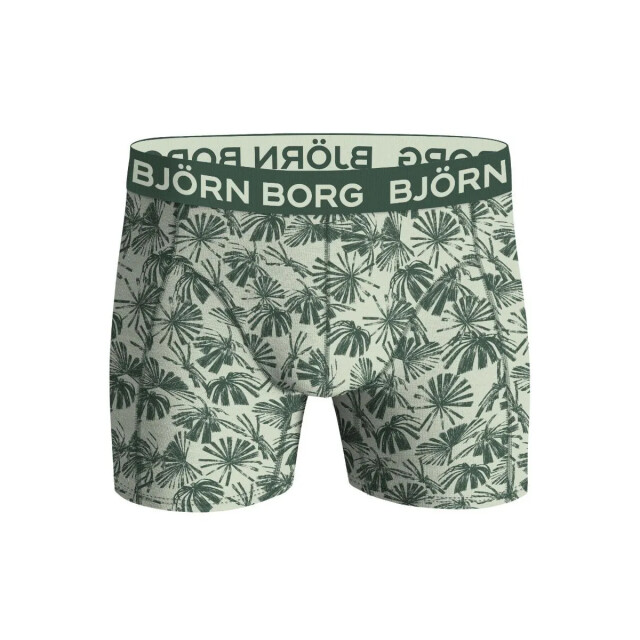 Björn Borg heren boxershort cotton stretch 3-pack groen/multicolour/zwart maat l 10004588-MP006 large