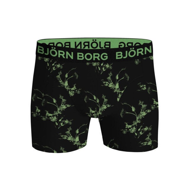 Björn Borg heren boxershort cotton stretch 5-pack groen/multicolour/zwart maat l 10003682-MP005 large