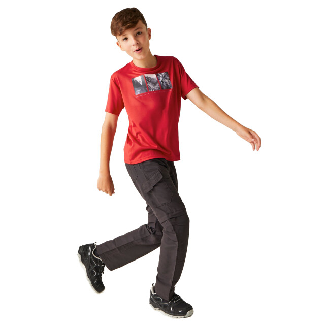 Regatta Kinderen/kinderen alvarado viii wielrenners-t-shirt UTRG10600_dangerred large