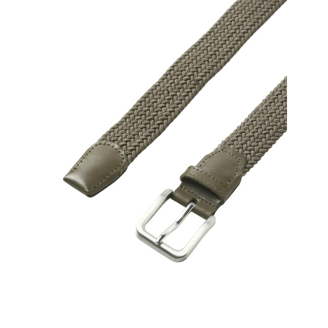 Jack & Jones Heren riem jacspring gevlochten licht taupe 12118114-Tan Tit large
