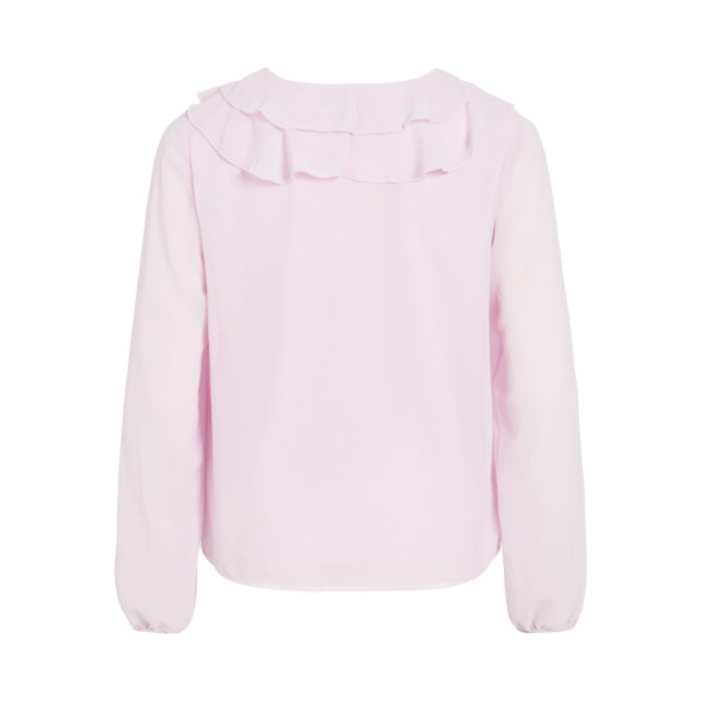 Vila Viane ls v-neck frill top noos licht 4389.61.0010 large