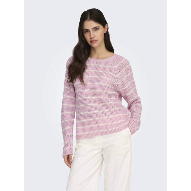 Jacqueline de Yong Jdyellen ls oneck raglan pullover knt licht 4219.61.0035 large