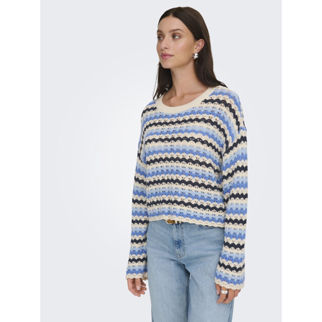 Only Onlasa ls o-neck knt nca dessin 4219.39.0003 large