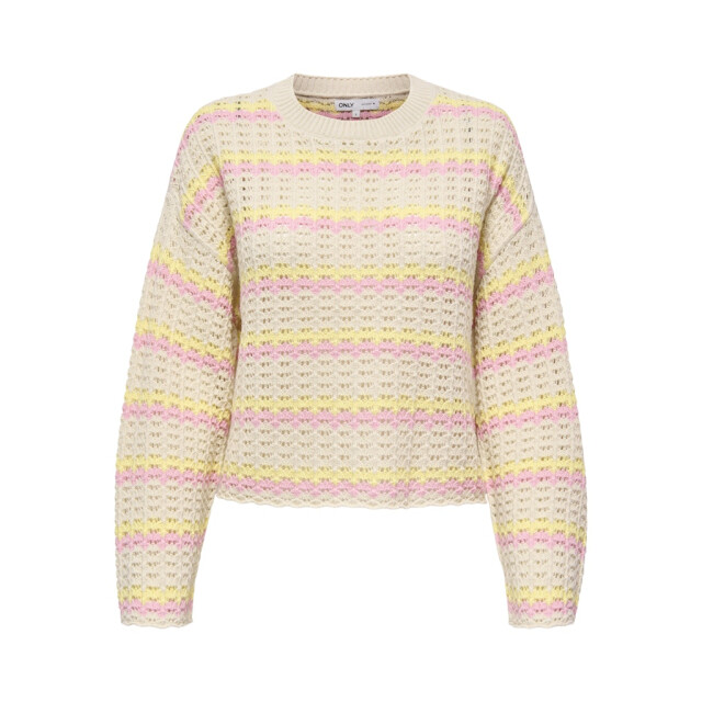 Only Onlasa ls o-neck knt nca zand dessin 4219.06.0006 large