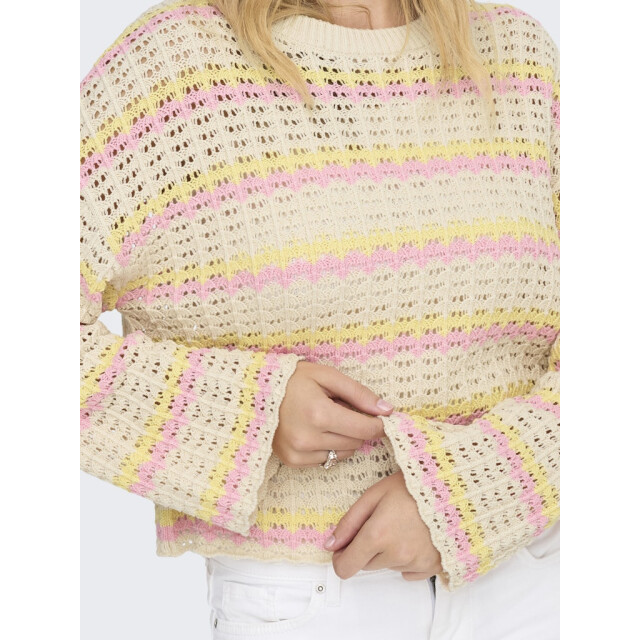 Only Onlasa ls o-neck knt nca zand dessin 4219.06.0006 large