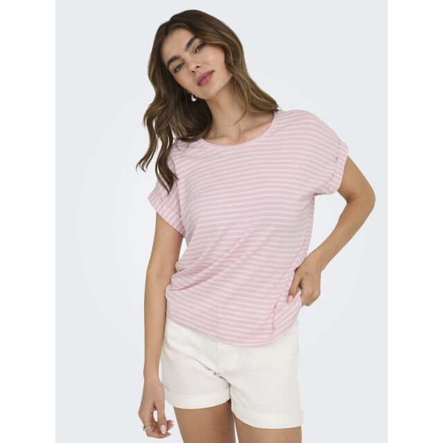 Only Onlmoster stripe ss o-neck top jrs noos dessin 4339.69.0007 large