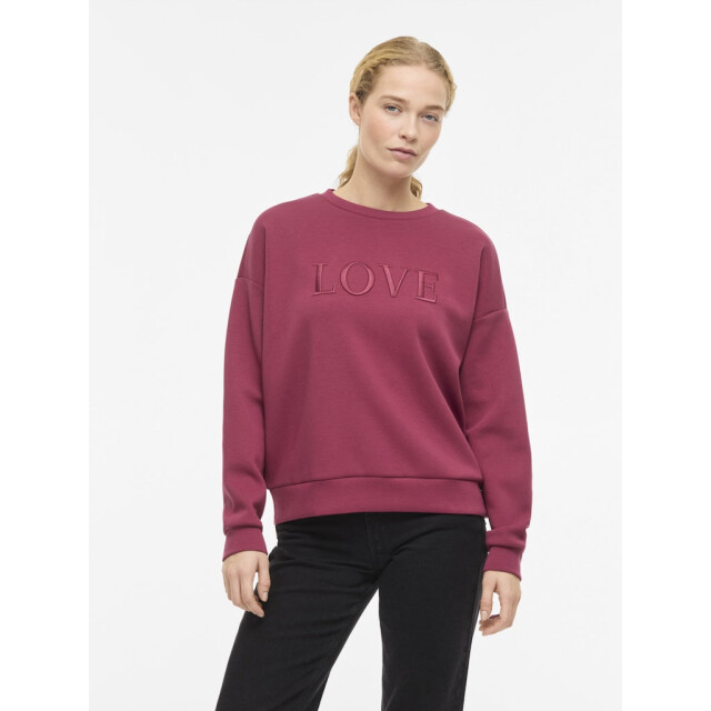 Vila Vireflect love o-neck ls top bordeaux 4209.47.0012 large