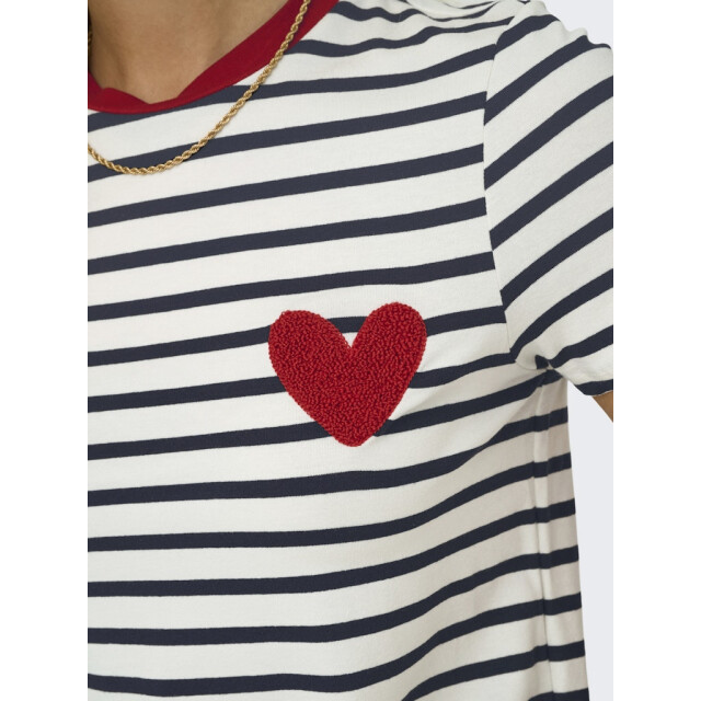 Only Onlheart life ss tee jrs noos dessin 4339.09.0045 large