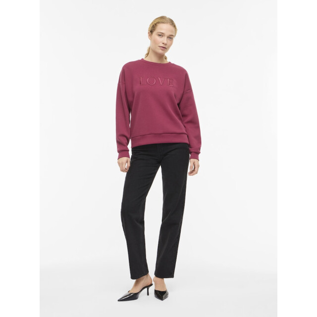 Vila Vireflect love o-neck ls top bordeaux 4209.47.0012 large