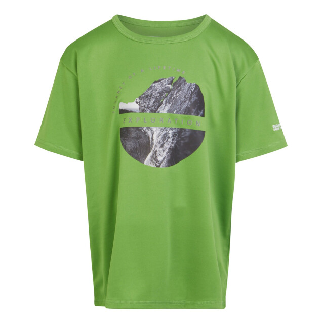Regatta Kinderen/kinderen alvardo viii verkennings t-shirt UTRG10995_piquantgreen large