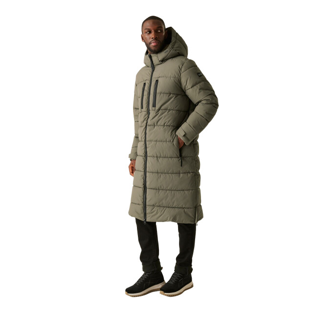 Regatta Heren mottere longline gewatteerde jas UTRG11247_crocodileblack large